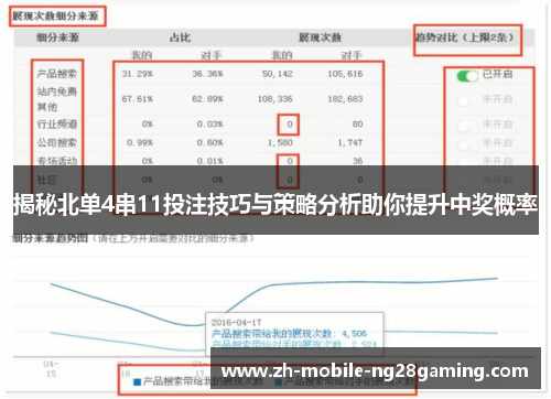 揭秘北单4串11投注技巧与策略分析助你提升中奖概率